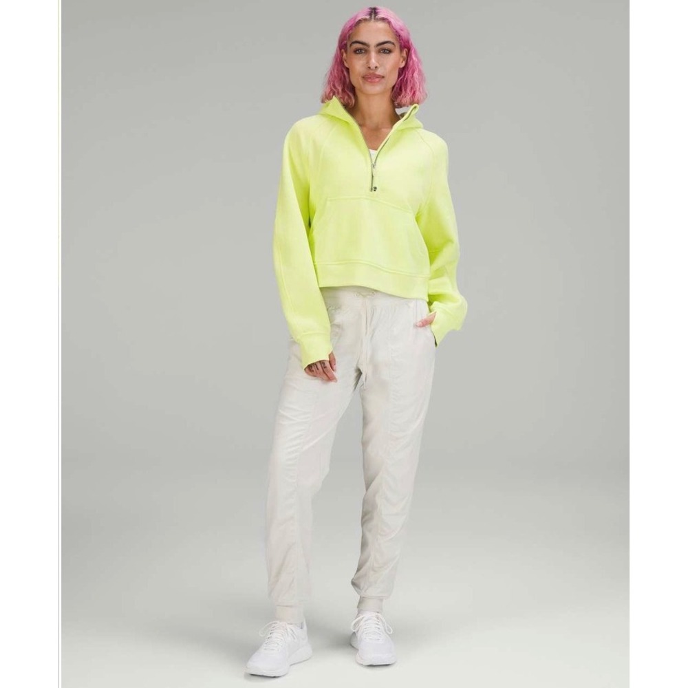 Lululemon Dance Studio Mid-Rise Jogger Full Length in Bone Sz 4  Lined
